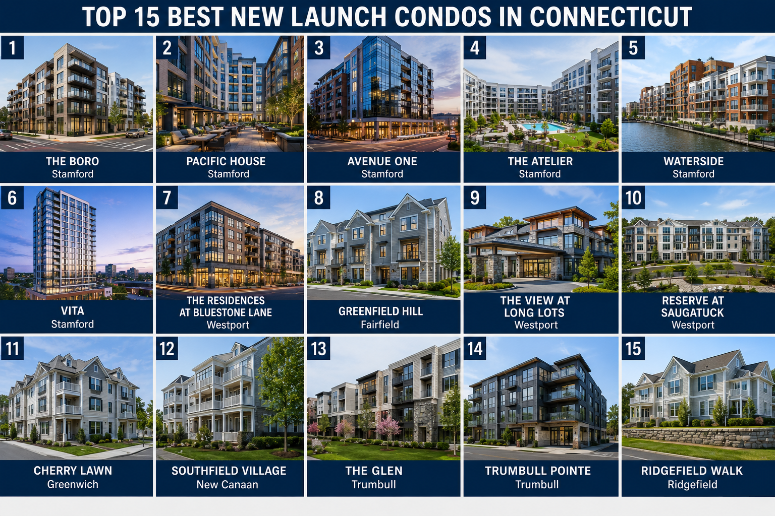 Top 15 Best New Launch Condos In Connecticut